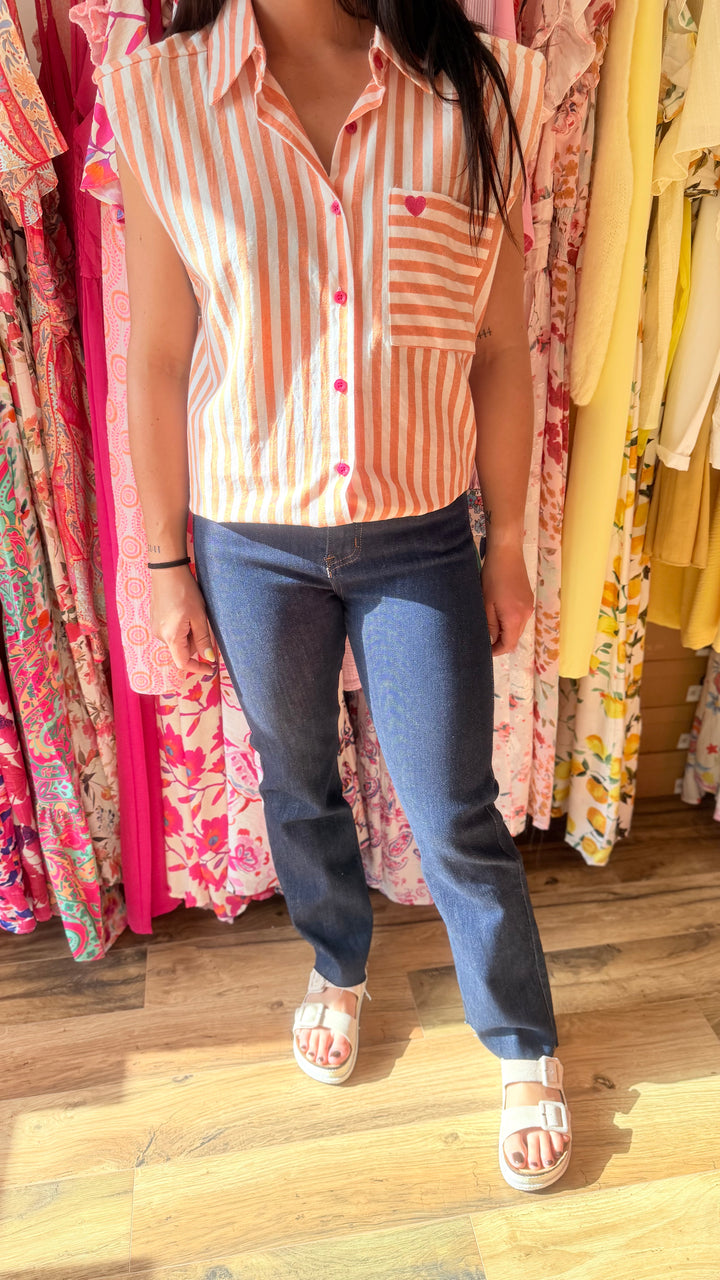 Chemise Calsy orange