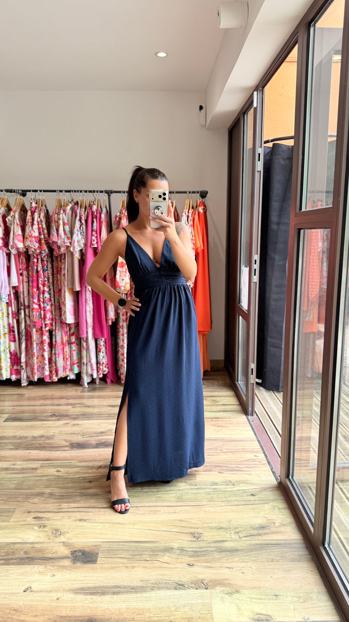 Robe longue Bola marine