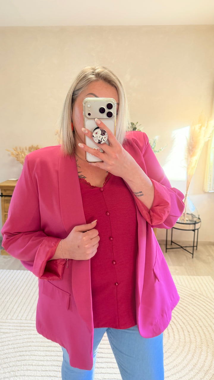 Top Hosa rose fushia CURVY