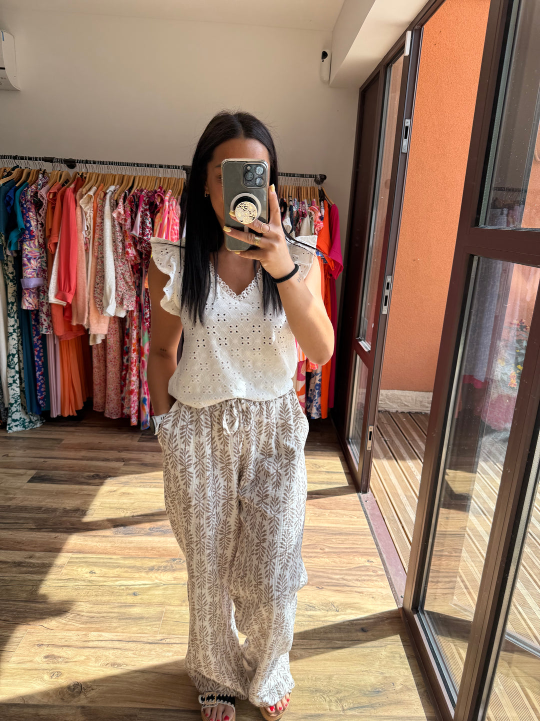 Pantalon Oria beige