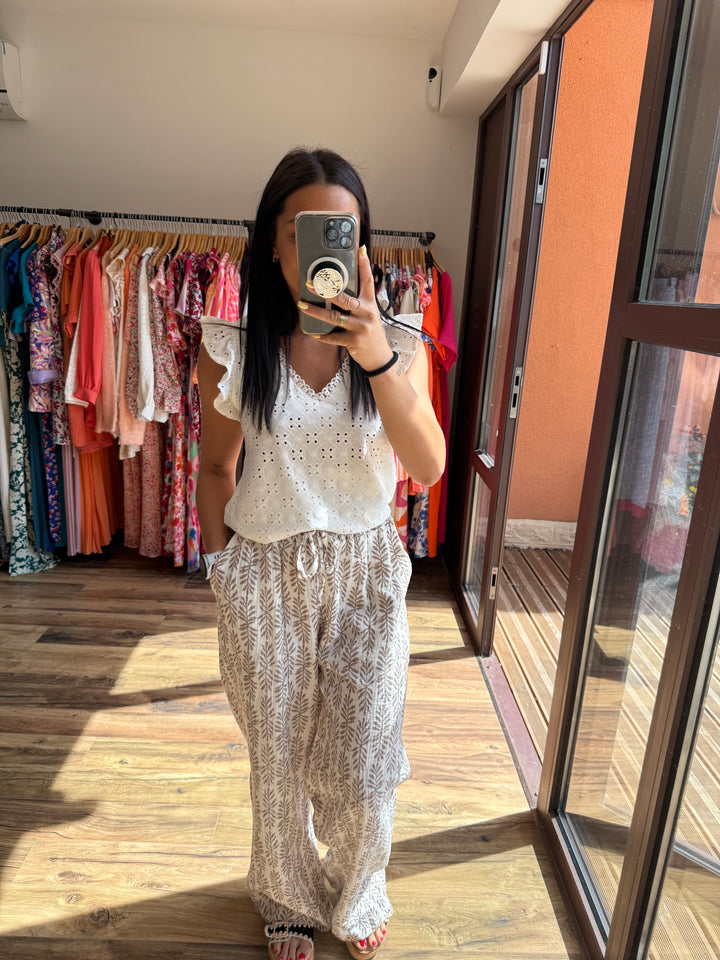 Pantalon Oria beige