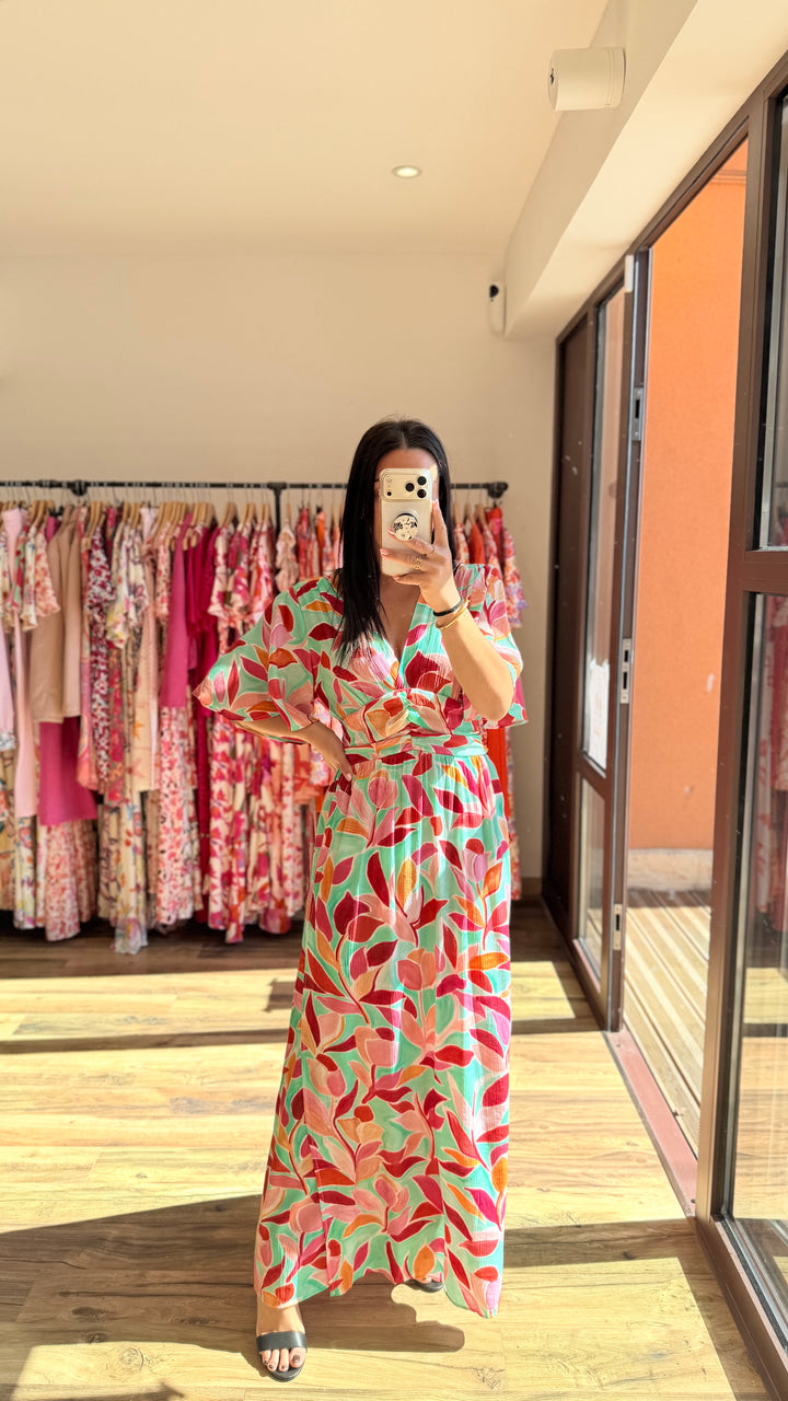 Robe longue Arlequin CURVY (PRÉCOMMANDE EXPÉDITION 3/06)