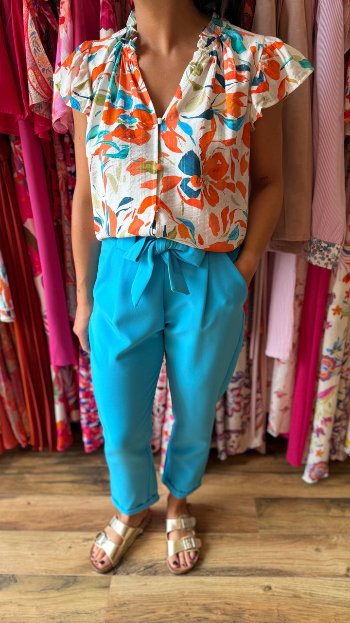 Pantalon Evy bleu
