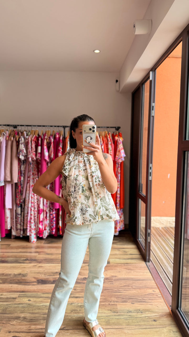 Top Zalia vert
