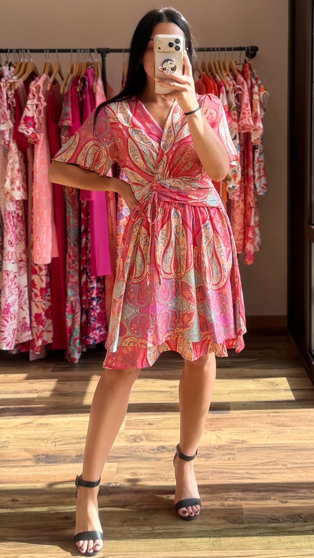 Robe courte Calinda