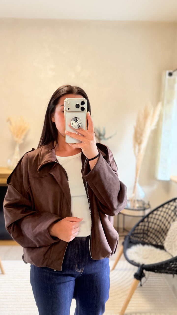 Veste Delma chocolat