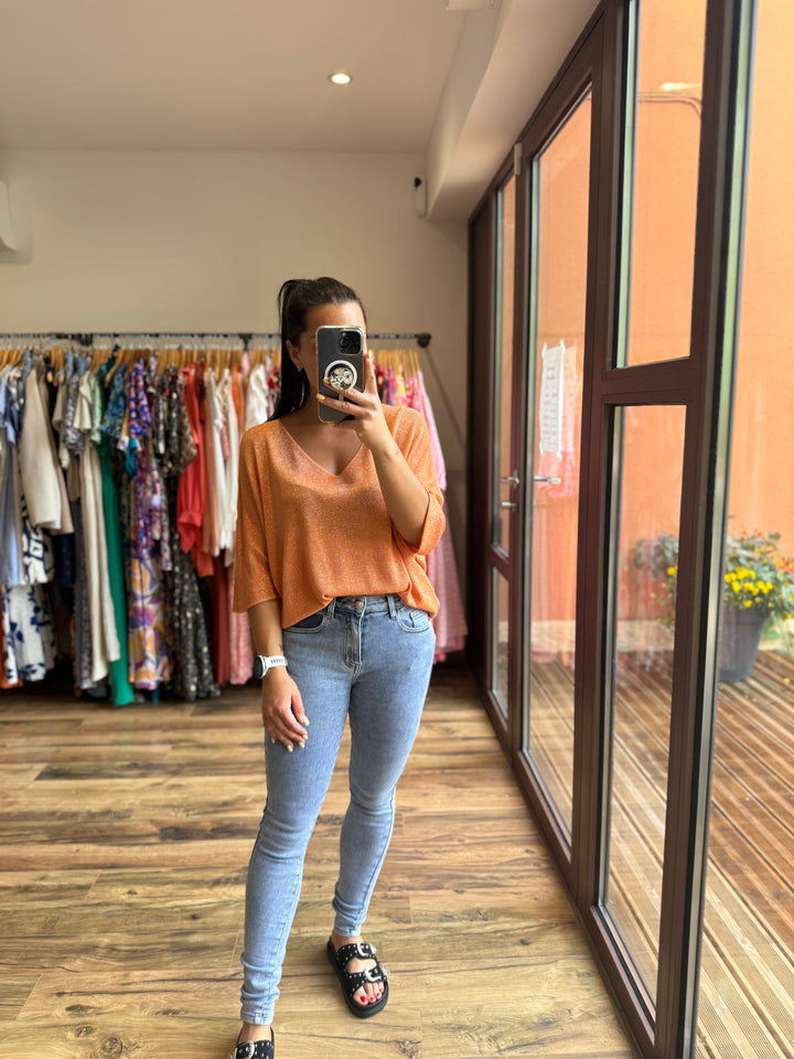 Top Janelle orange