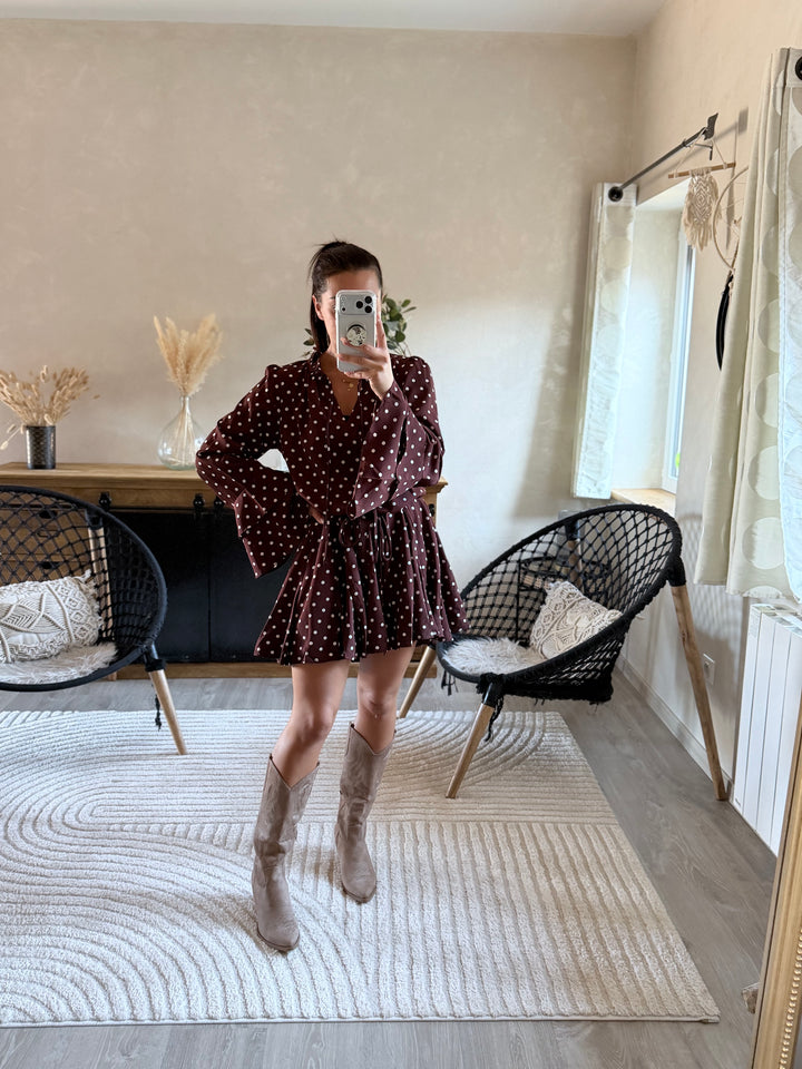 Robe burdy choco
