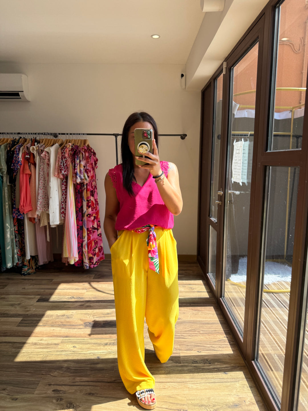 Pantalon Eliam jaune