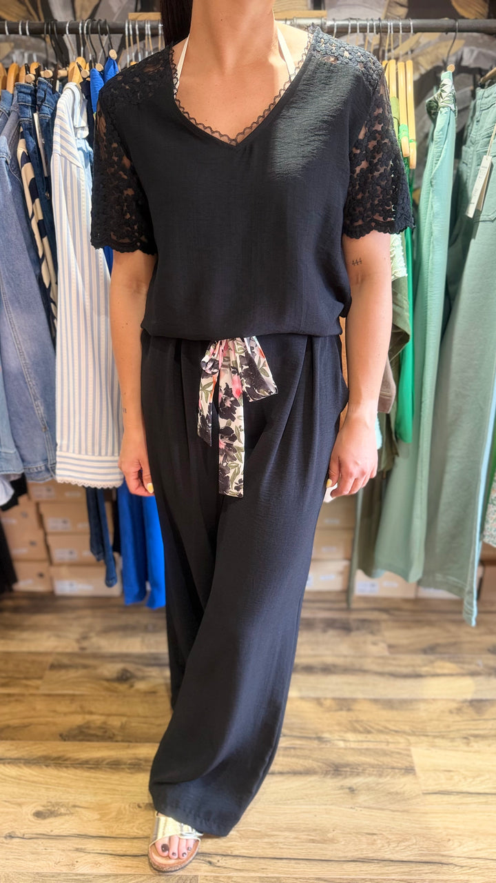 Pantalon Candice noir CURVY