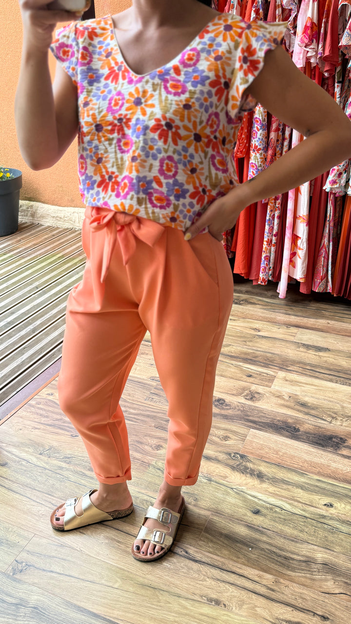 Pantalon Evy Abricot