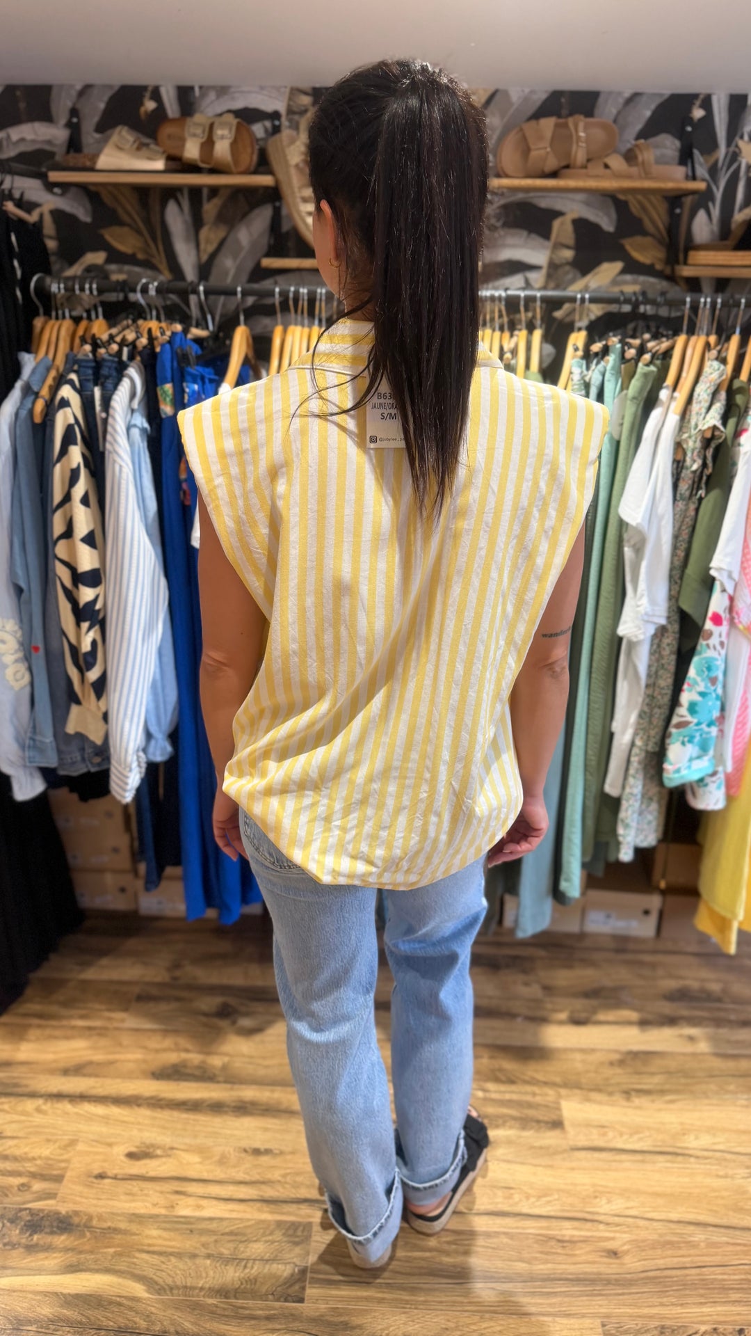 Chemise Calsy jaune