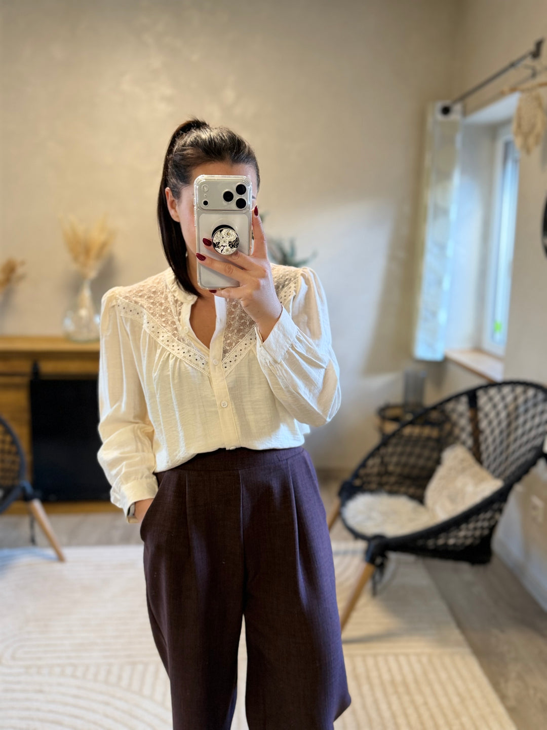 Pantalon Edy chocolat