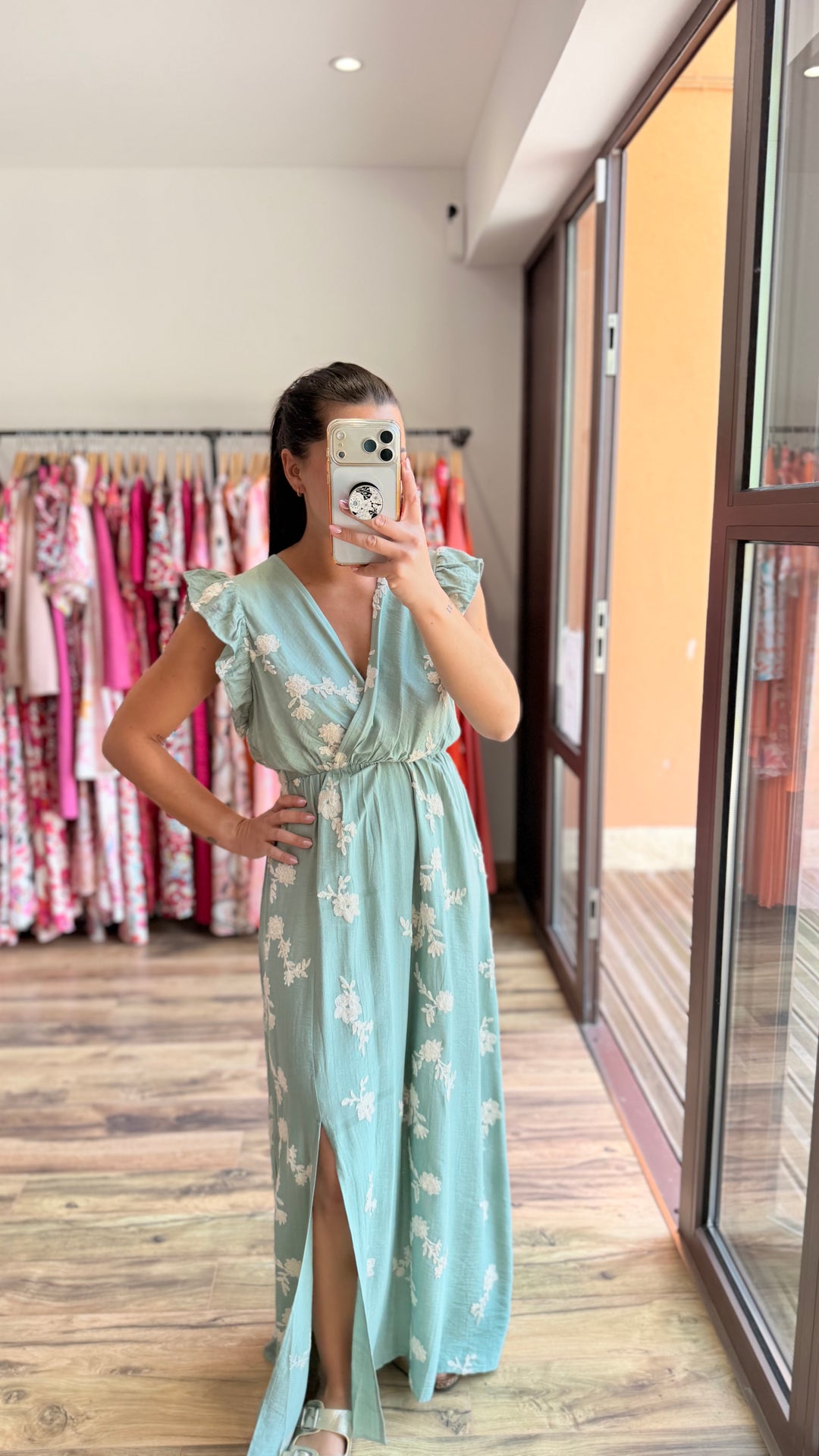 Robe longue Ether CURVY (PRÉCOMMANDE EXPÉDITION LE 2/06)