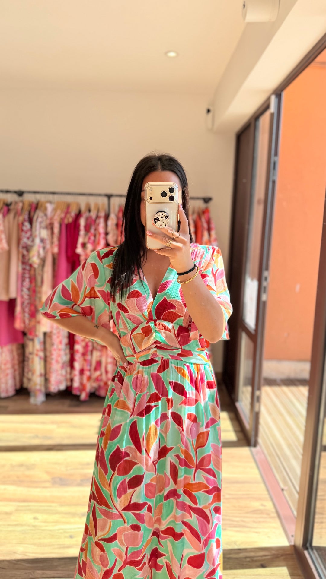 Robe longue Arlequin CURVY (PRÉCOMMANDE EXPÉDITION 3/06)