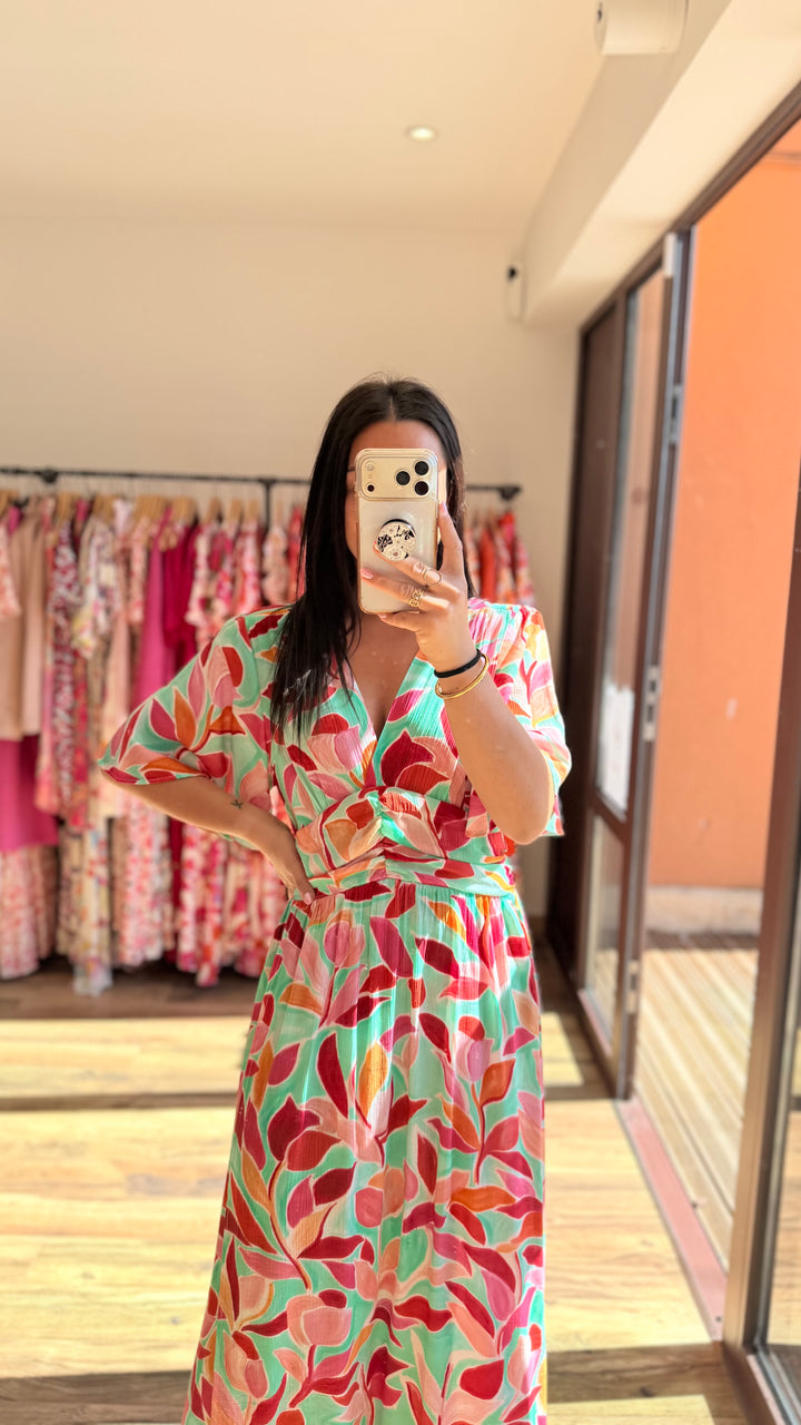Robe longue Arlequin CURVY (PRÉCOMMANDE EXPÉDITION 3/06)