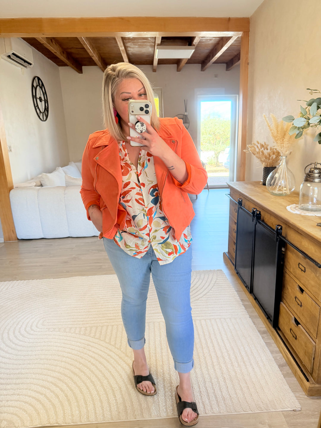 Veste suédine CURVY