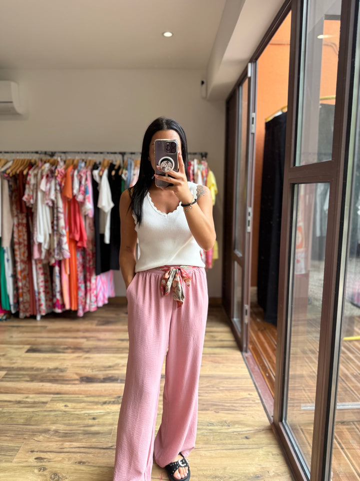 Pantalon Wilma rose CURVY