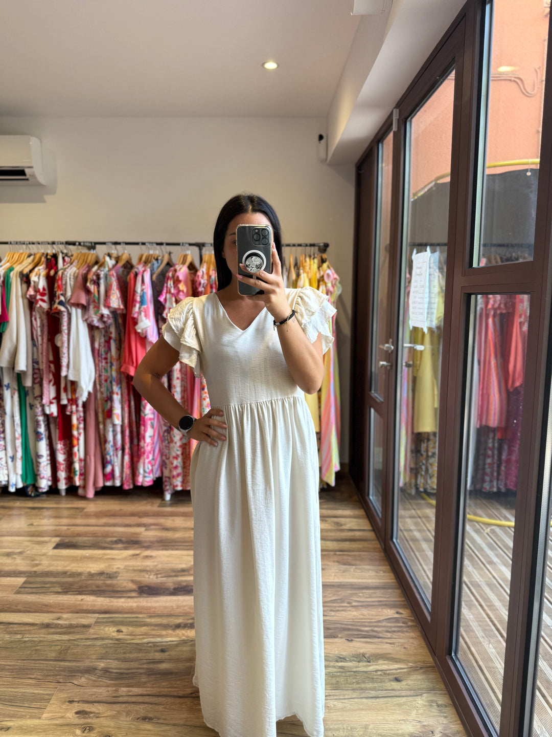 Robe Edmée beige