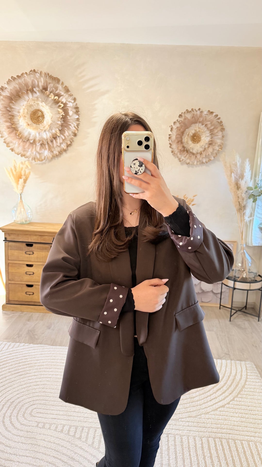 Blazer Imen chocolat