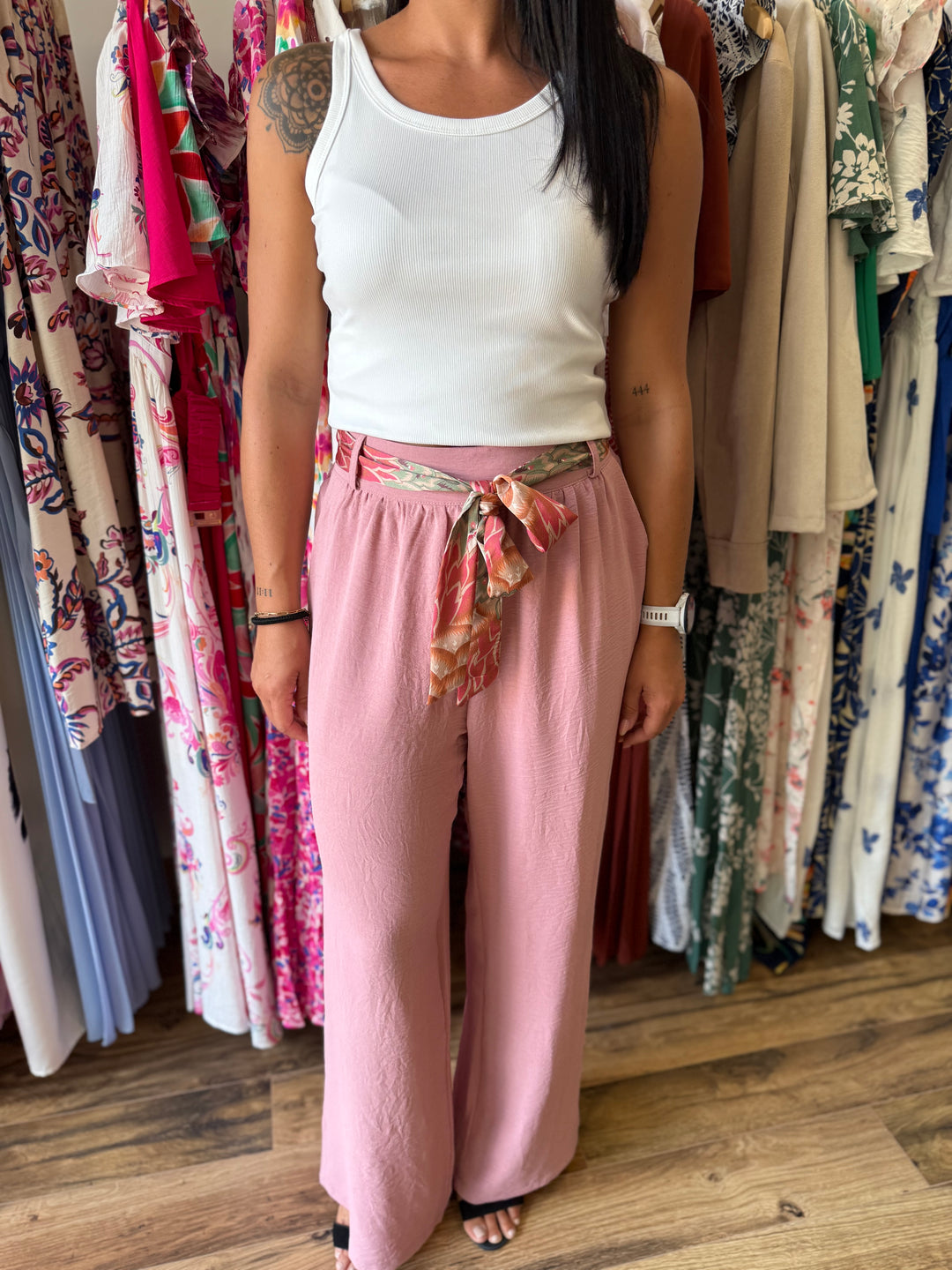Pantalon Wilma rose CURVY
