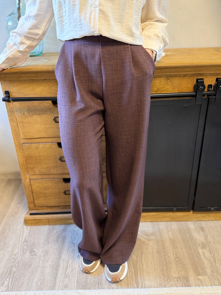 Pantalon Edy chocolat