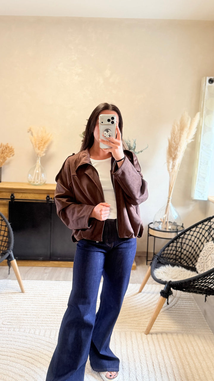Veste Delma chocolat