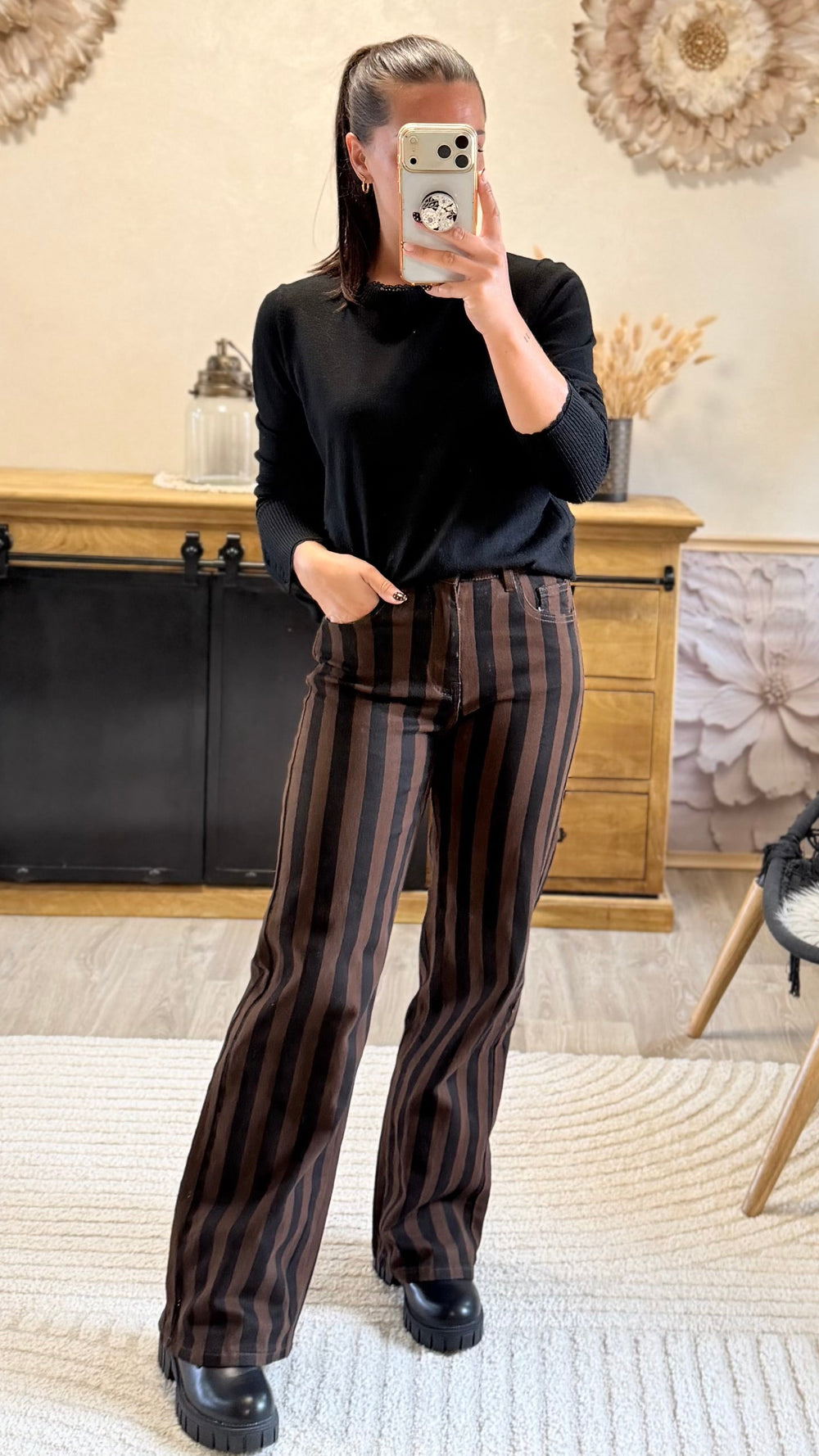 Jean rayé Lili
