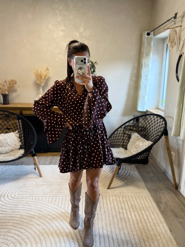 Robe burdy choco