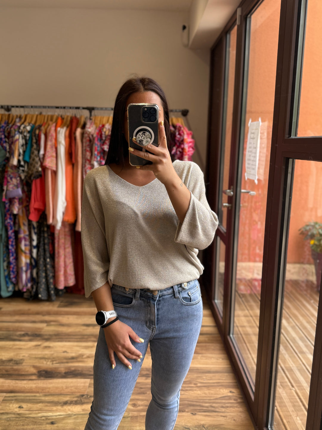 Top Janelle beige