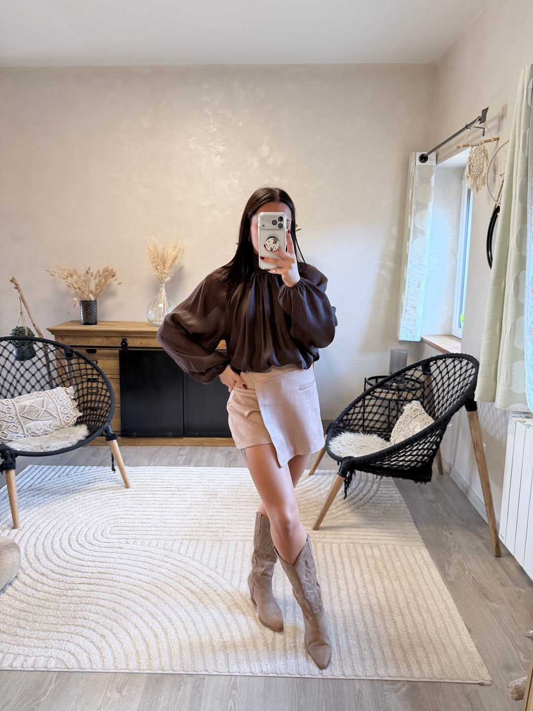 Blouse Basto chocolat