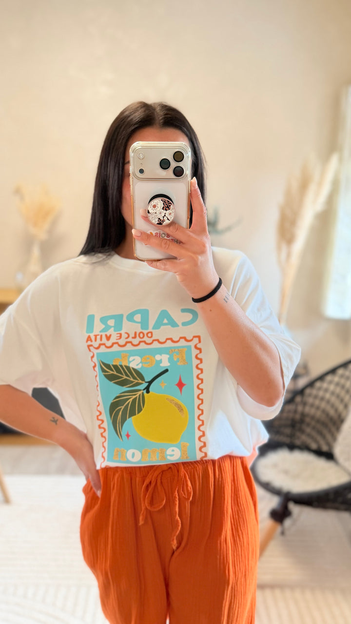Teeshirt capri