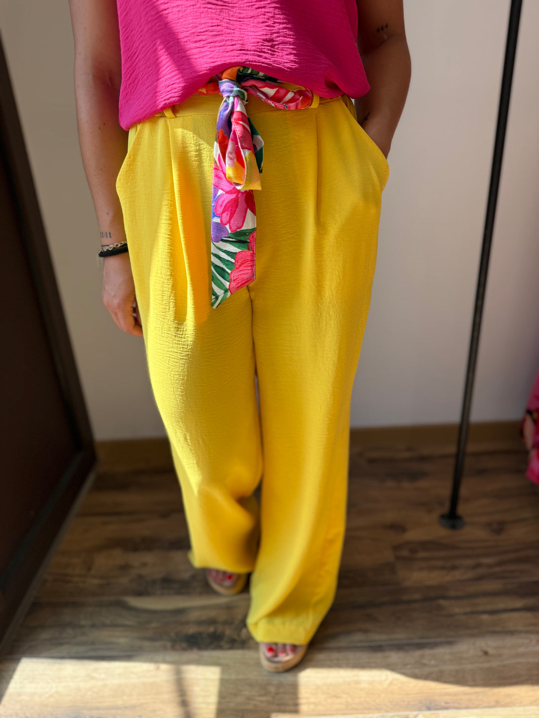 Pantalon Eliam jaune
