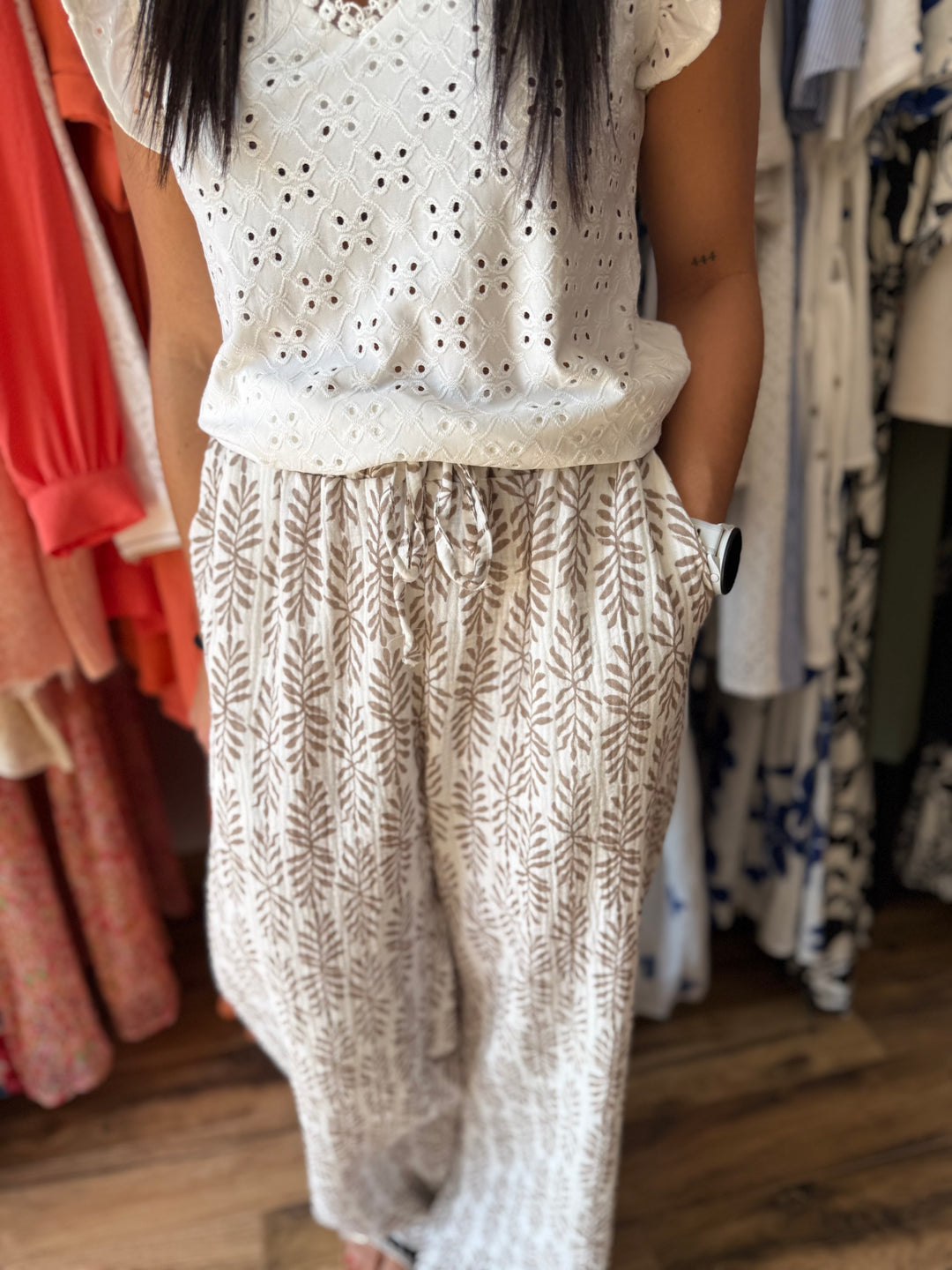 Pantalon Oria beige