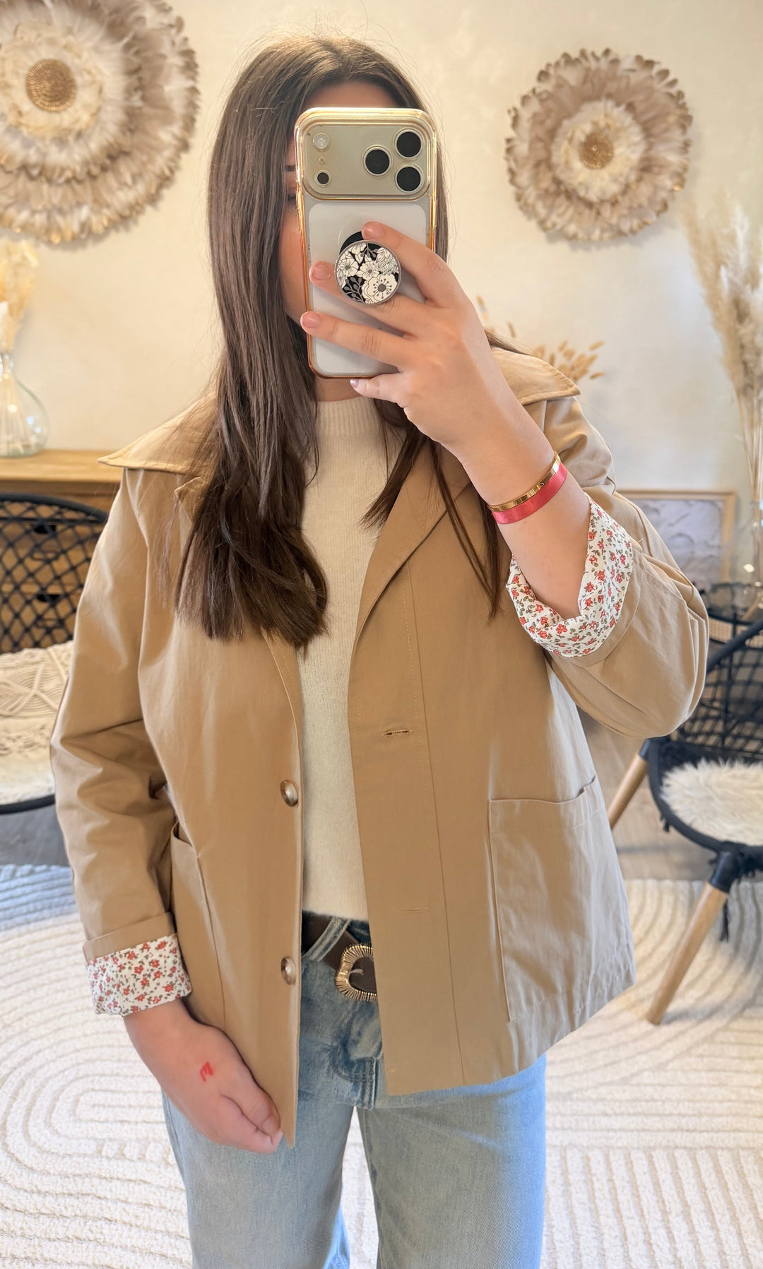 Trench Faustin beige
