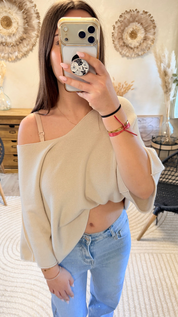 Pull Tolian beige