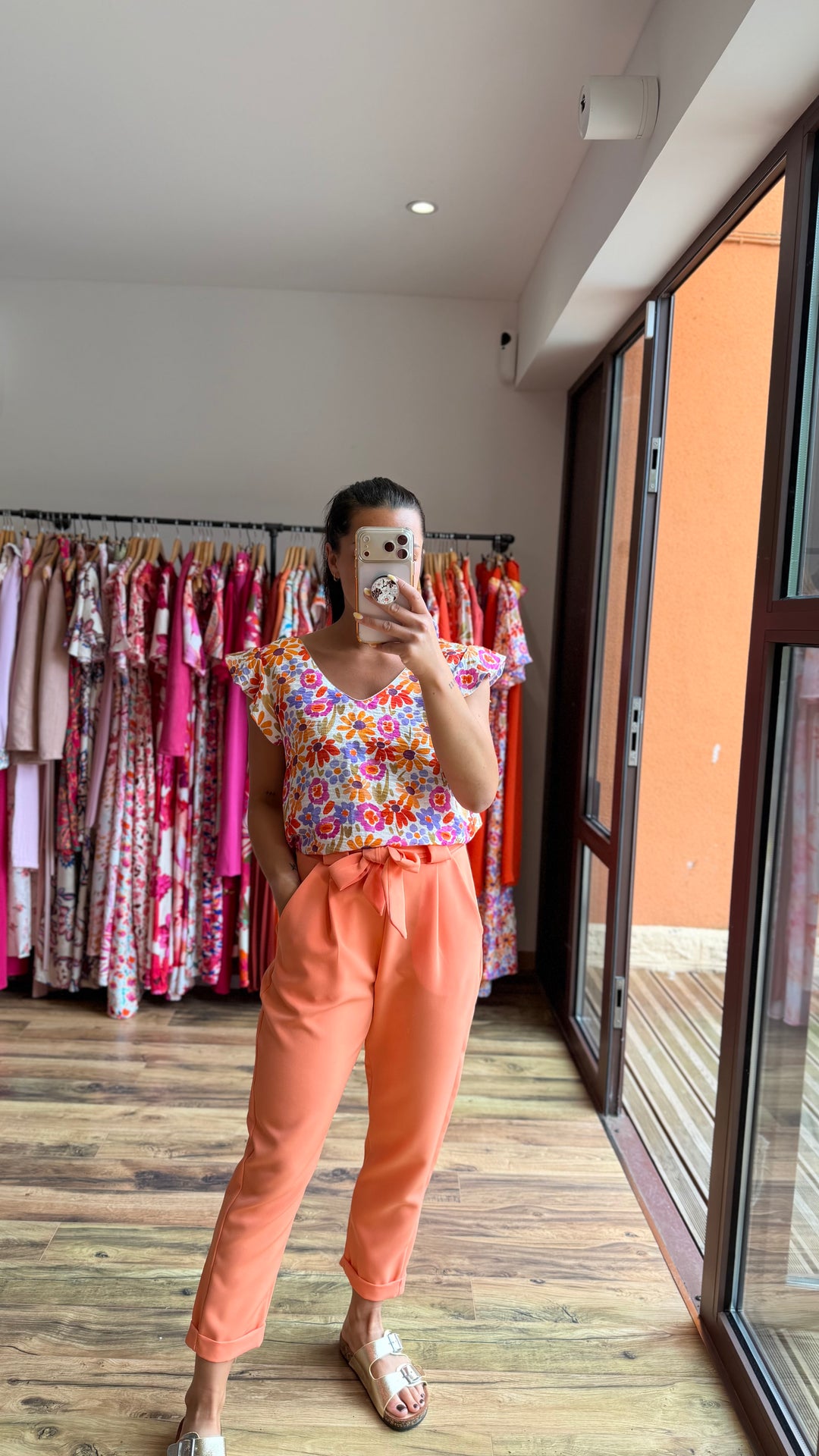 Pantalon Evy Abricot