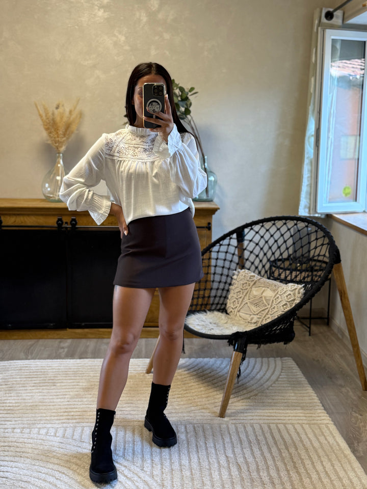Blouse Fabi blanche
