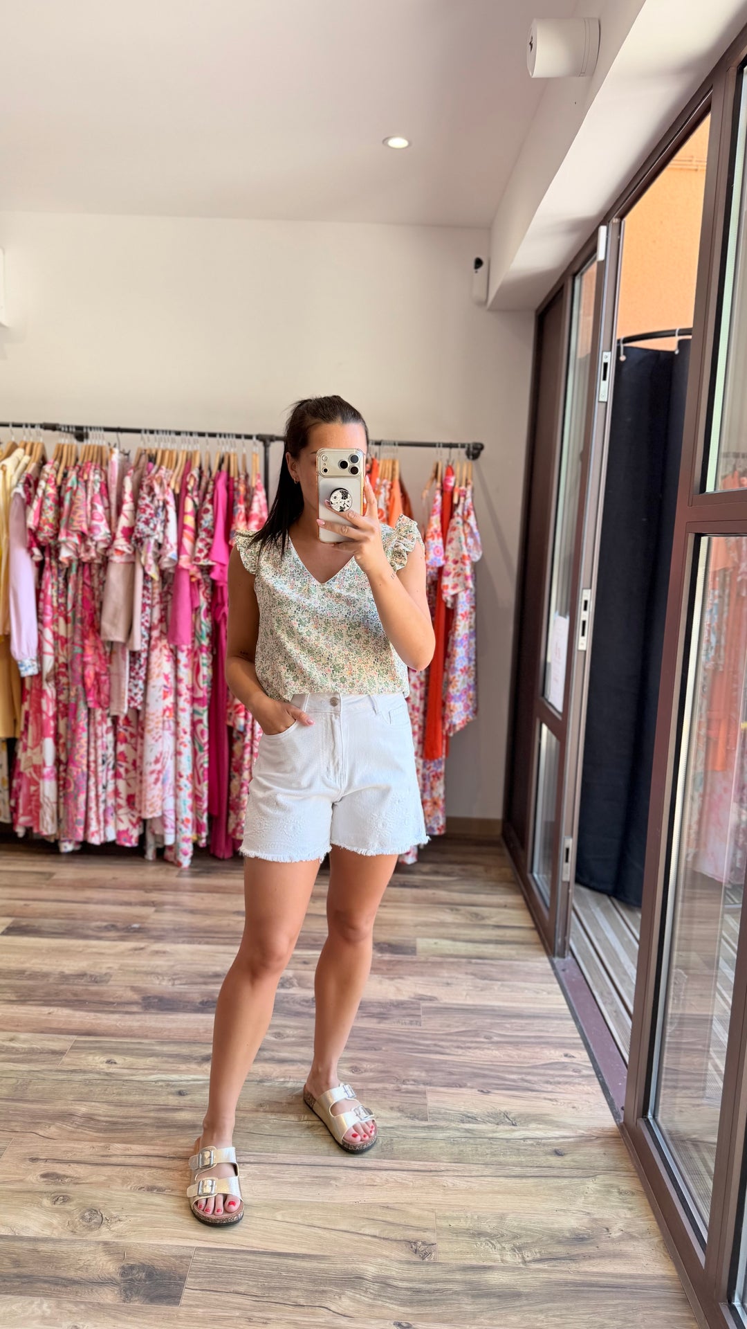 Blouse Simo verte