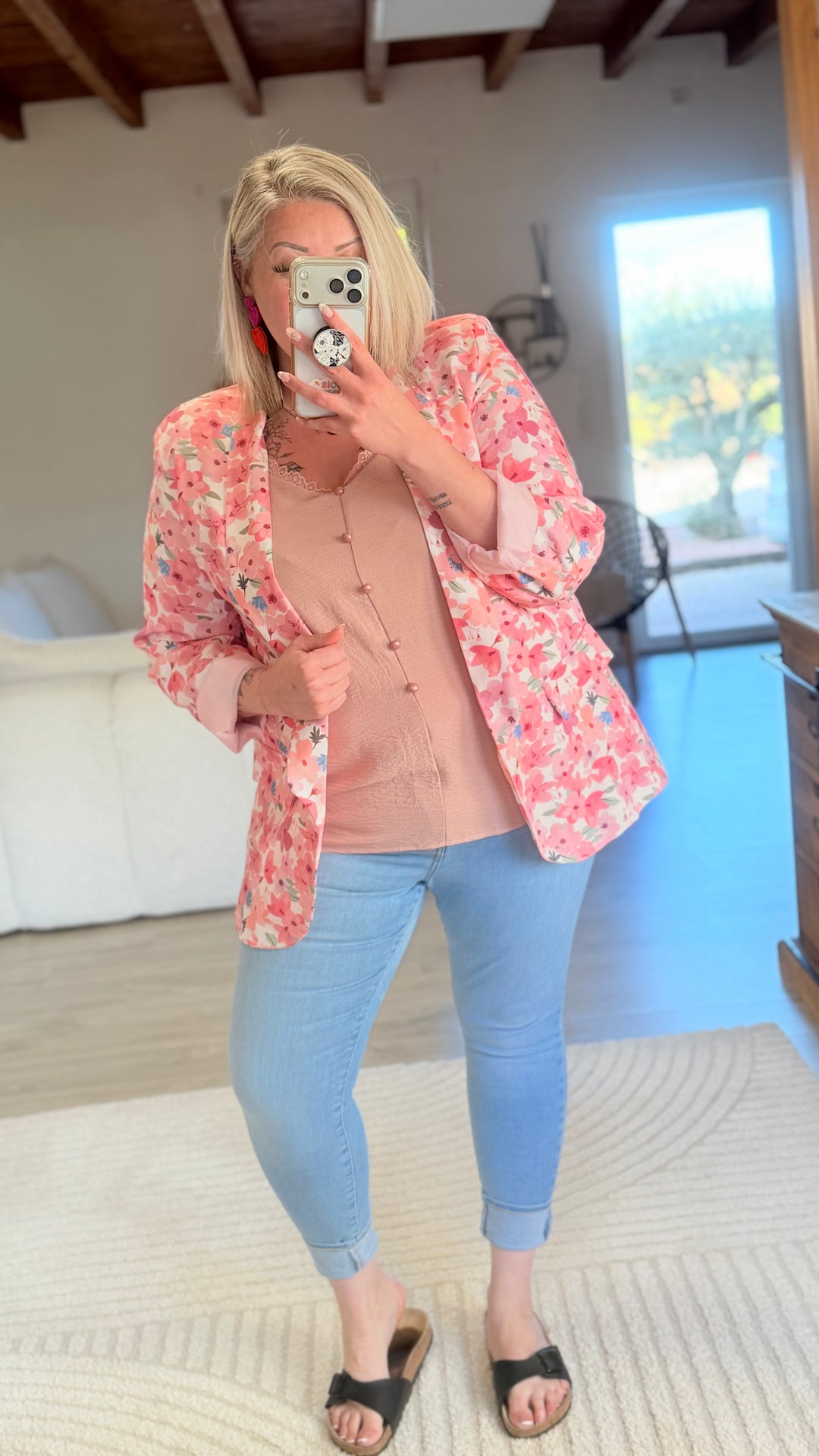 Blazer fleuri CURVY 42/46