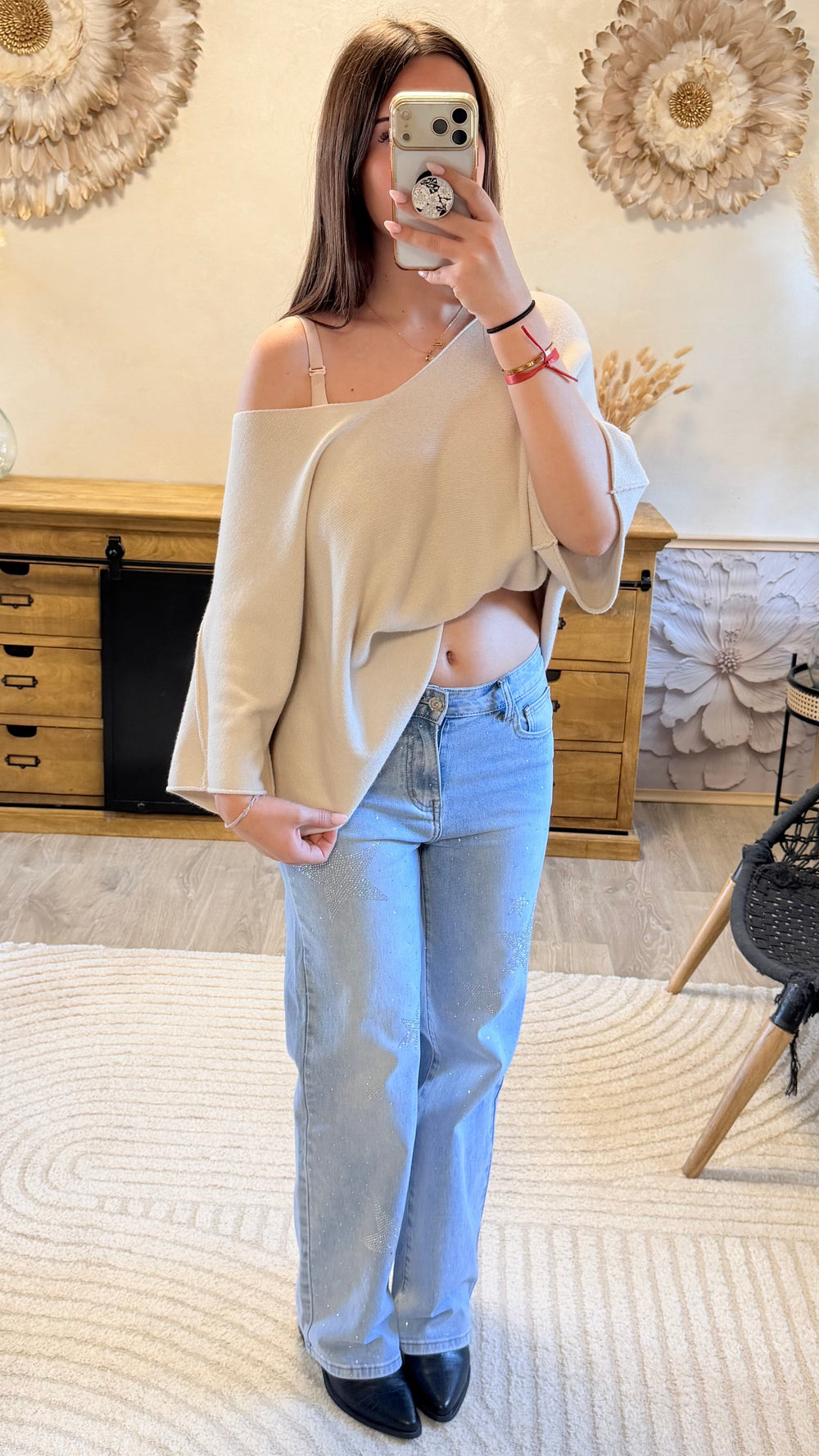 Pull Tolian beige