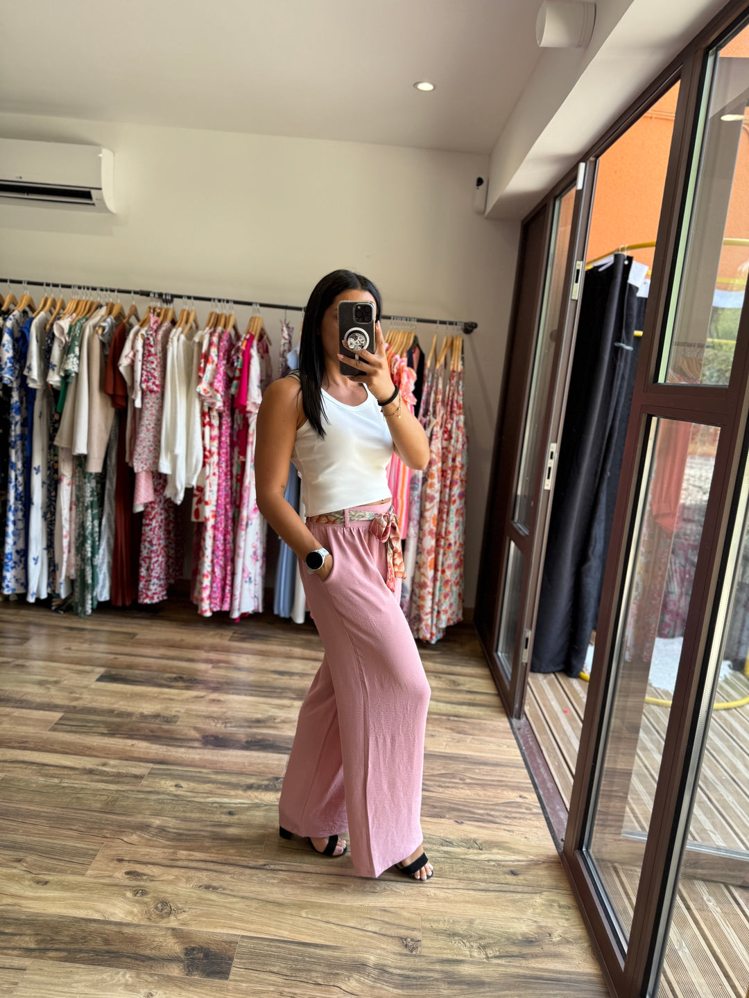 Pantalon Wilma rose CURVY