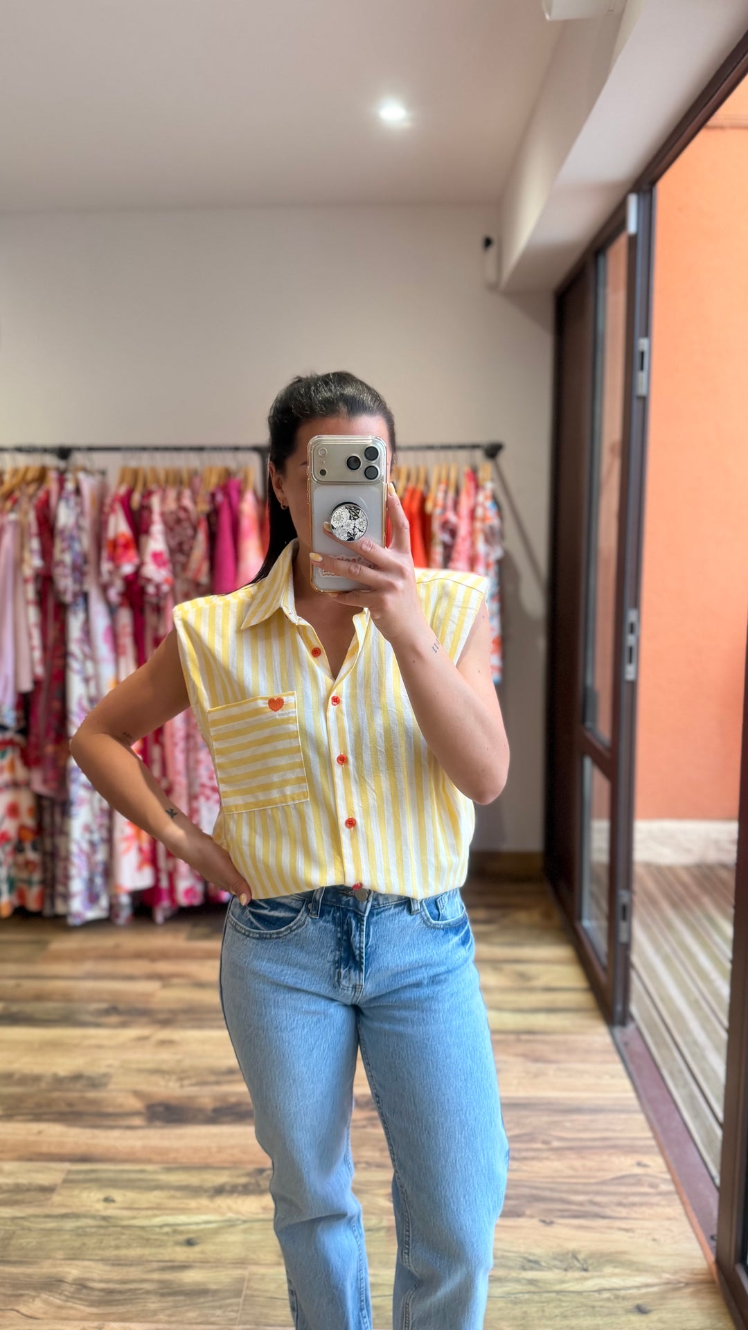 Chemise Calsy jaune