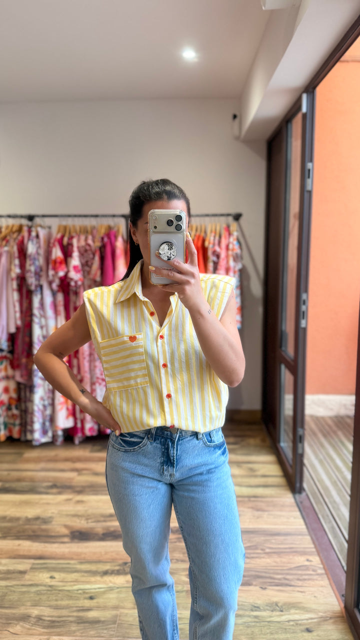 Chemise Calsy jaune