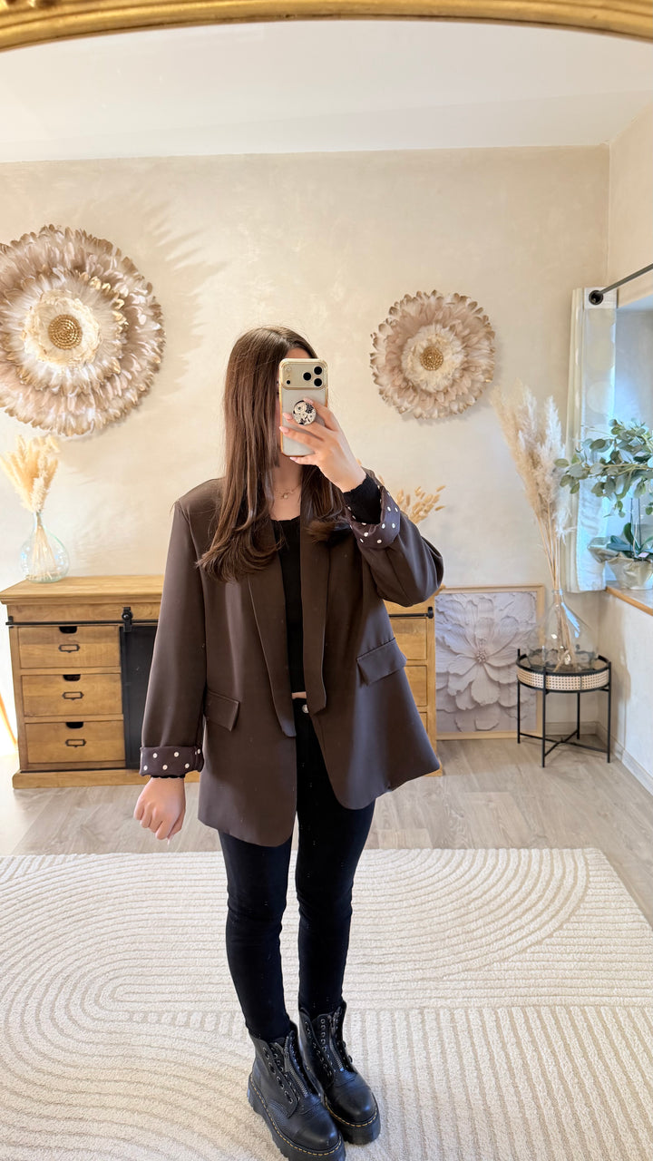 Blazer Imen chocolat