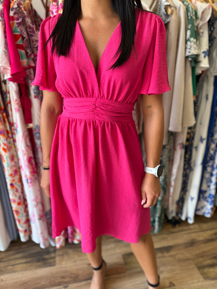 Robe Anail fuschia