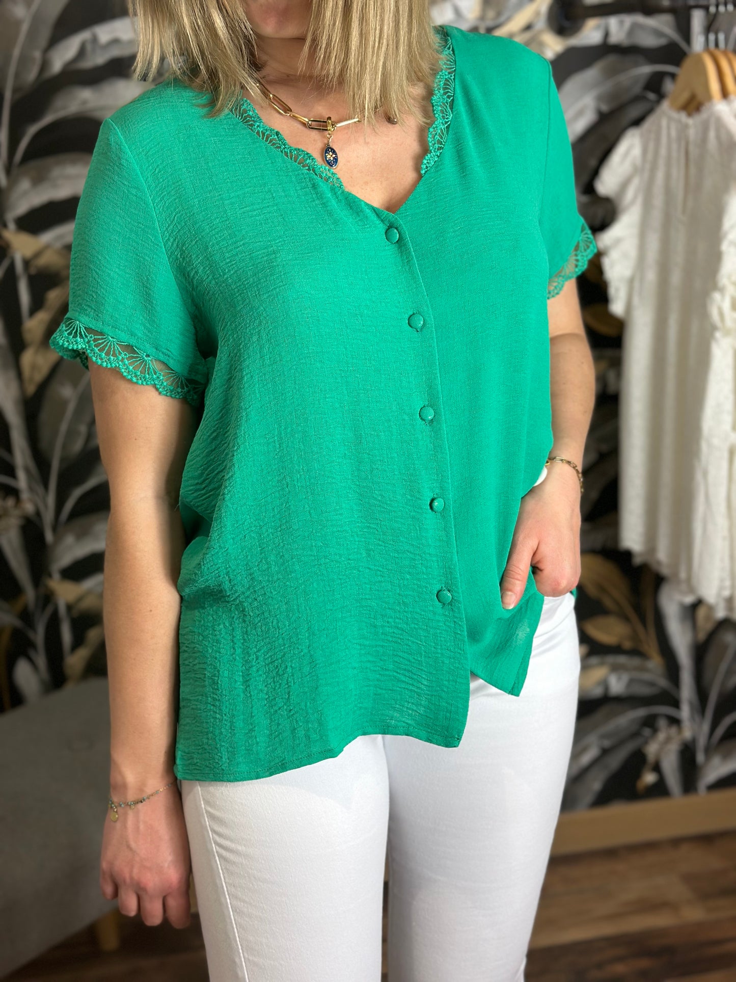 Chemise Mirta verte