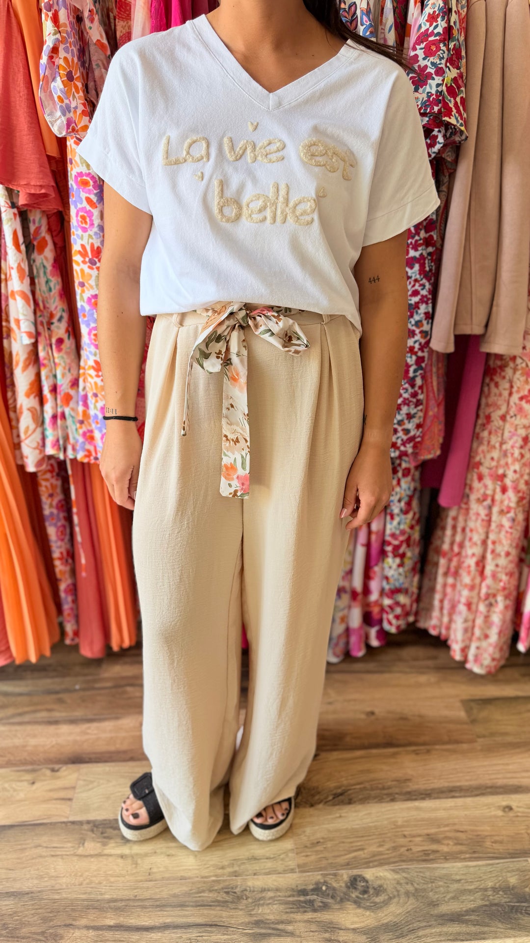 Pantalon Candice beige