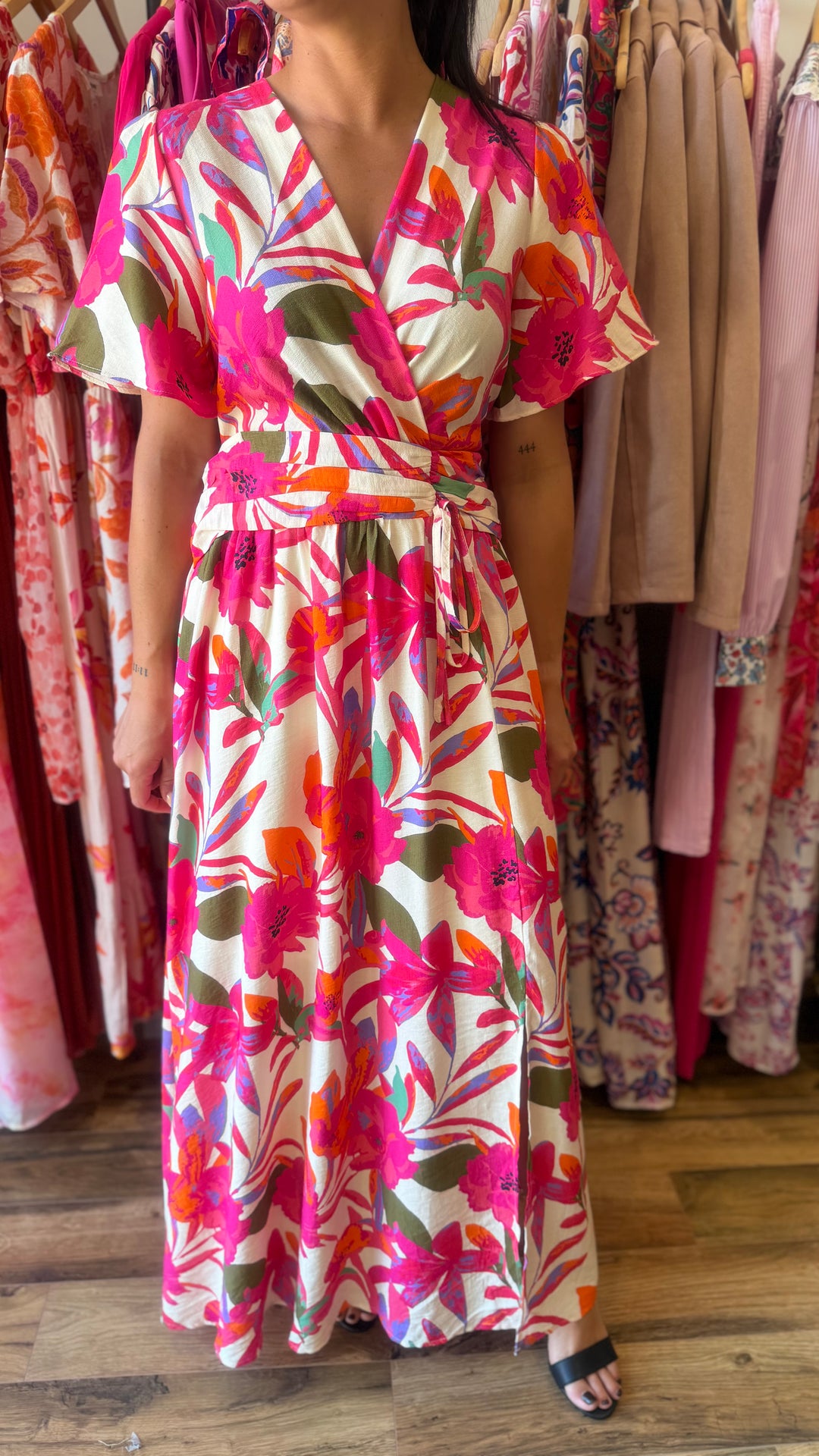 Robe longue Opaline CURVY (PRÉCOMMANDE EXPÉDITION LE 27 MAI)
