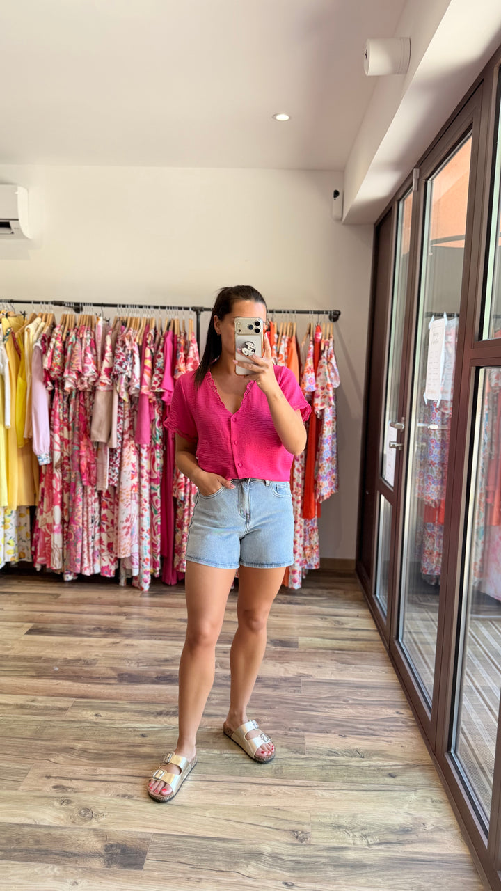 Chemise Mirta rose fushia